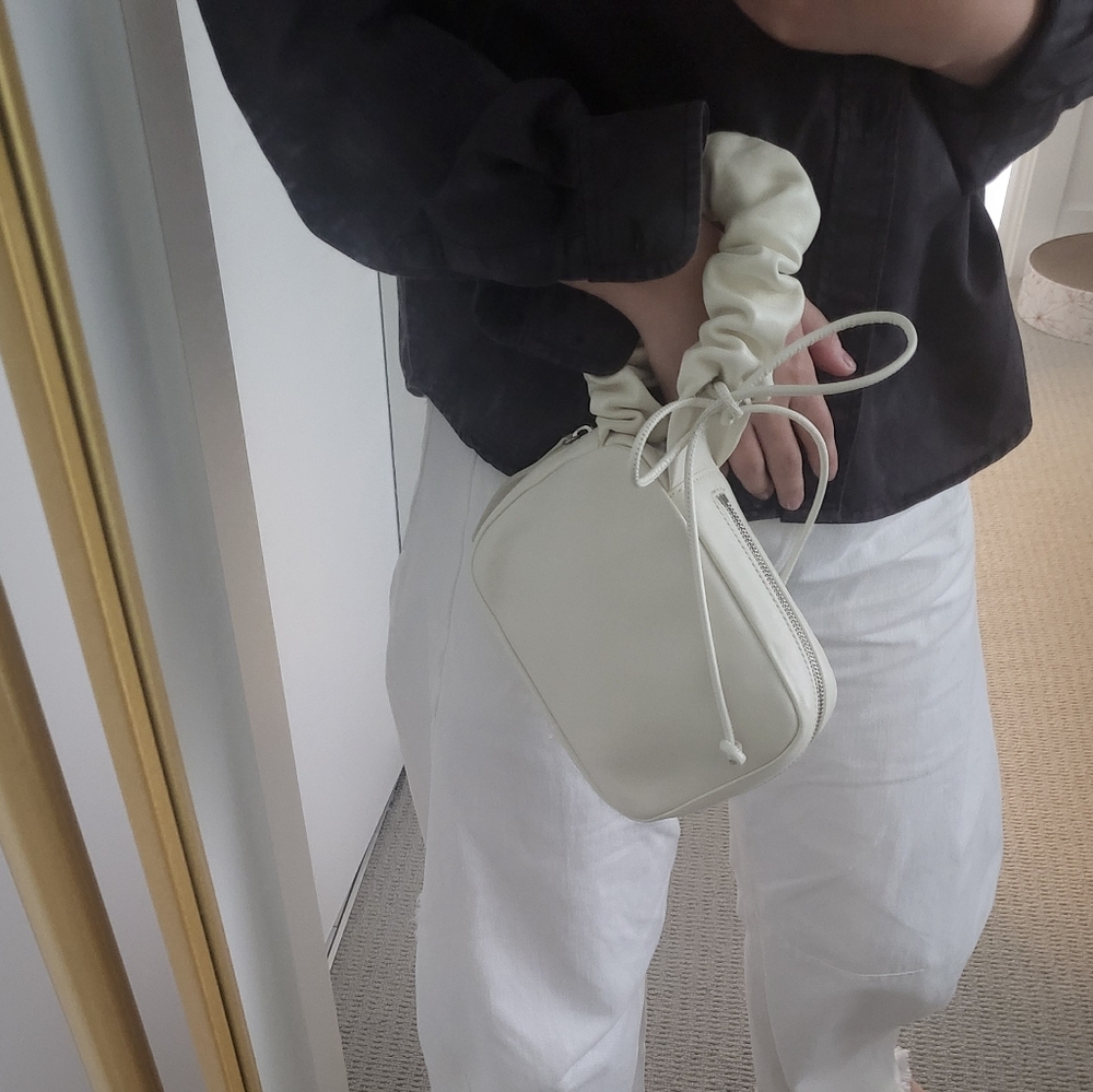 *Like New* Jil Sander cluth/wristlet scrunchie pouch bag